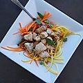 Salade aux saveurs asiatiques