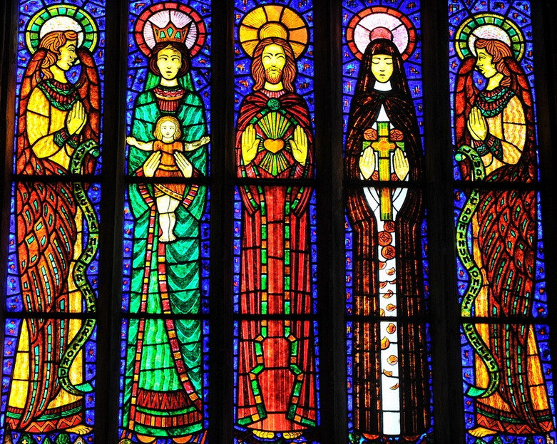 église d'Etrepagny, vitrail de Décorchemont