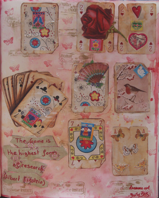 Art journal Prompts - 43 Play