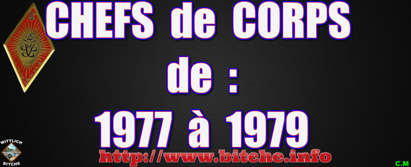 CHEFS de CORPS de 1977