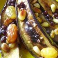 aubergines marinées