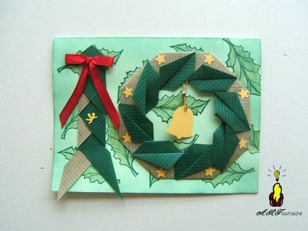 ART 2011 12 couronne origami et tresse