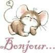 souris bonjour