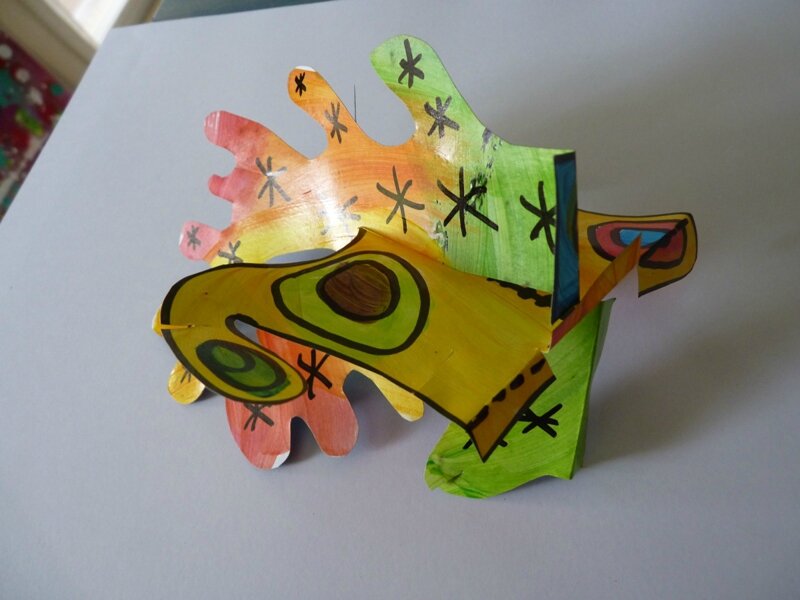173_Compositions abstraites_Sculptures de papier25