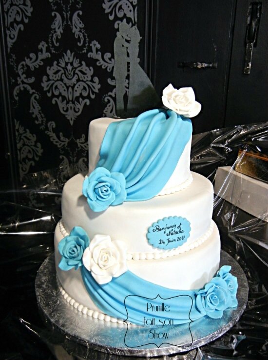 Wedding Cake Chic Et Dentelle Choc Prunille Fait Son Show