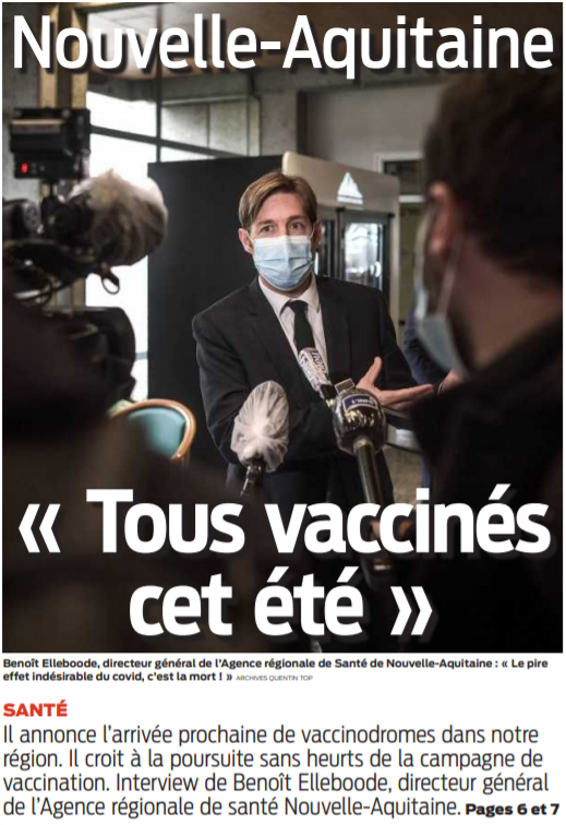 2021 03 18 SO Nouvelle-Aquitaine tous vaccinés cet été