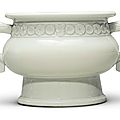 An archaistic 'dehua' censer, late ming-early qing dynasty