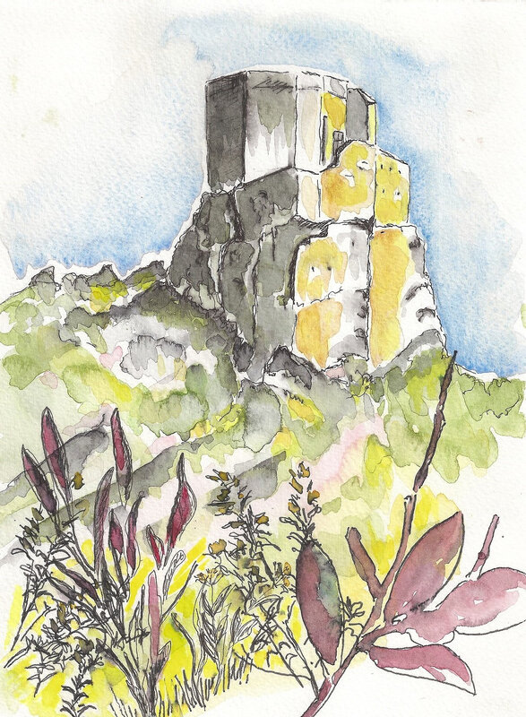 n°108-défi 191-un château de votre région Quéribus
