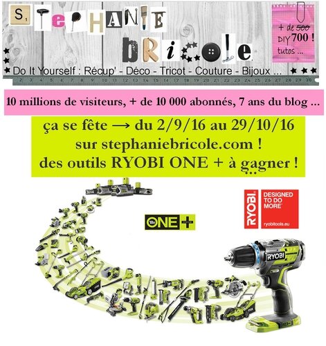 C Est La Fete Lancement D Une Serie De Jeux Avec Des Cadeaux Ryobi Avec Gagner Stephanie Bricole