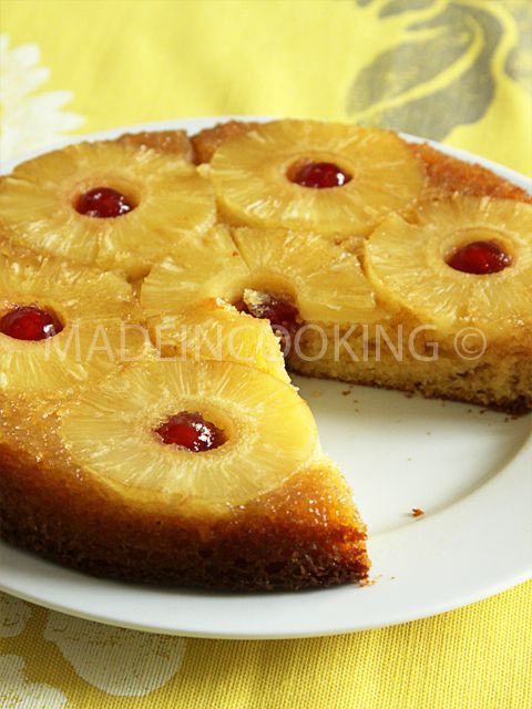 Gateau Renverse A L Ananas Made In Cooking