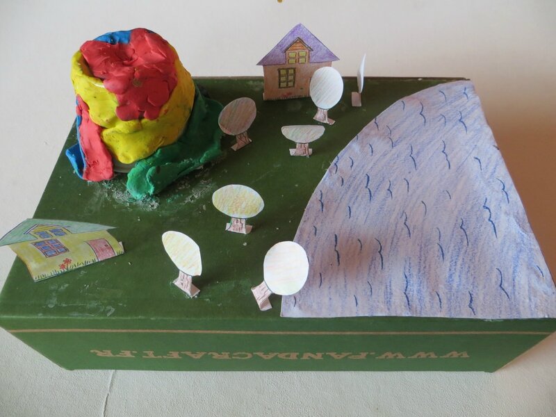 Paysage volcanique Pandacraft