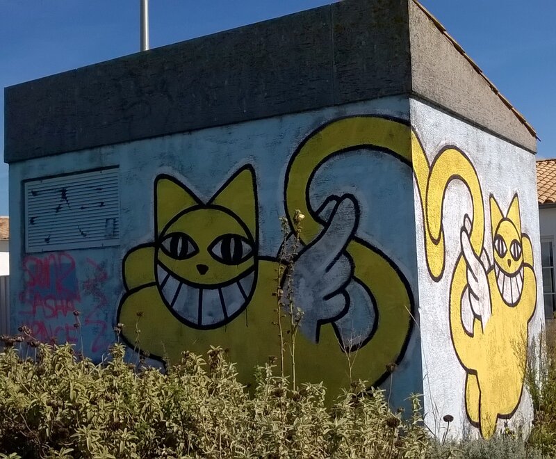 street-art-M-CHAT-île-de-Ré