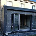 Building a kitchen extension : demolition and superstructure