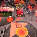 table brune orange