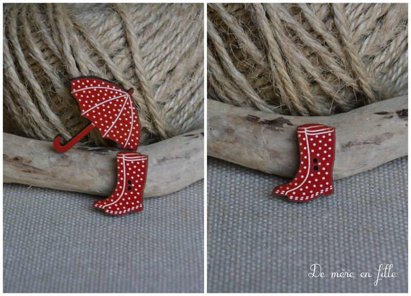 petites bottes rouge