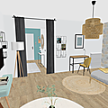 Projet client - rénovation d'un studio pour location airbnb