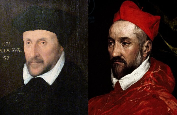l'évêque de Verdun et le cardinal de Lorraine
