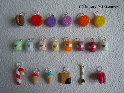 Anneaux marqueurs pour tricot - L' île aux miniatures