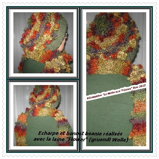Echarpe et bonner beanie