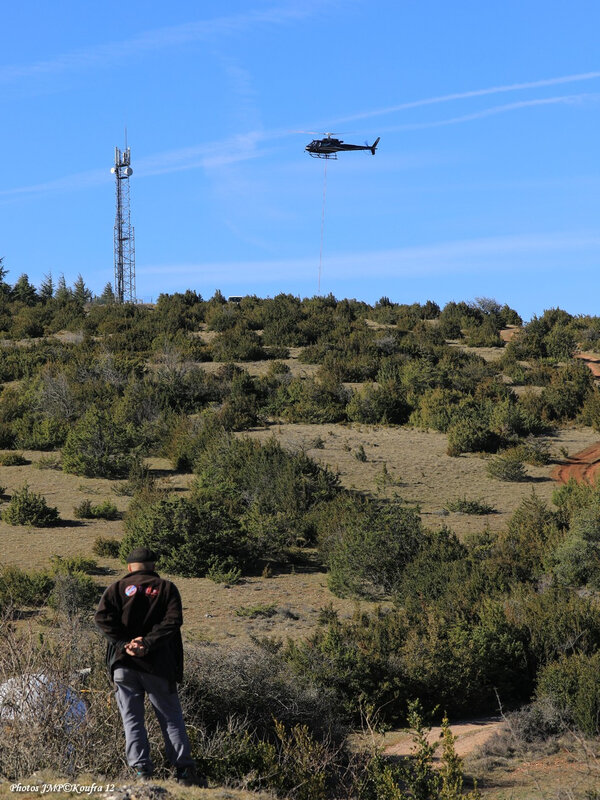 Photos JMP©Koufra 12 - La Couvertoirade - Hélicoptère - 26022019 - 1188