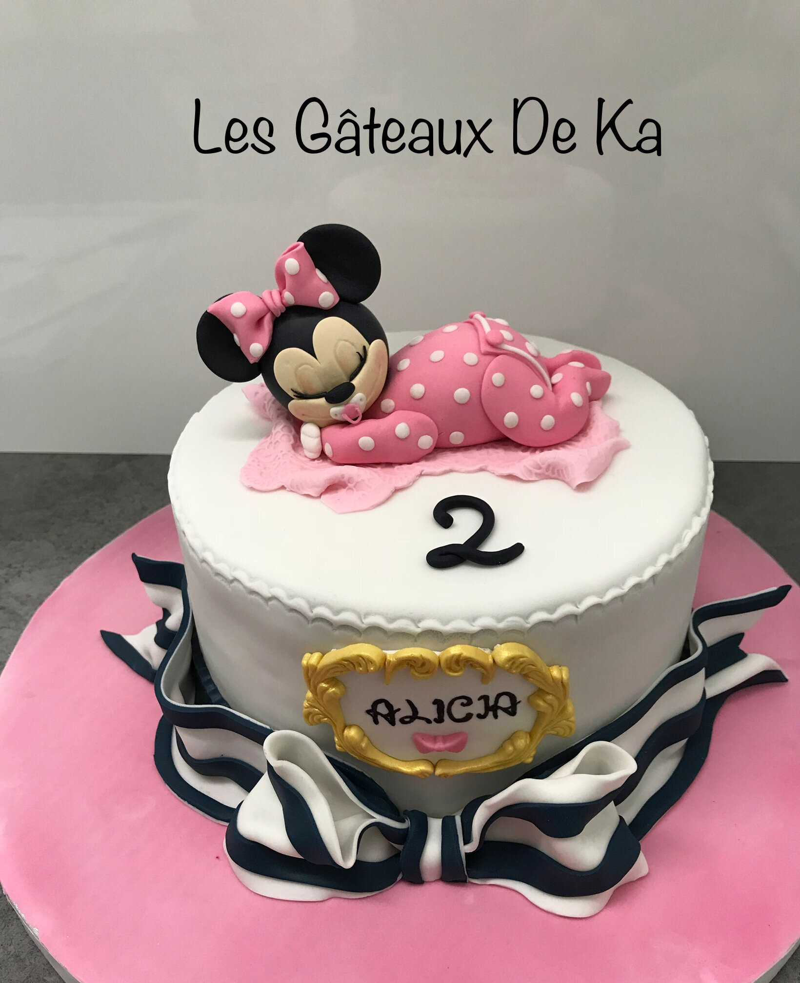 Gâteau Minnie bébé 