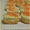 Cheescakes au saumon fumé