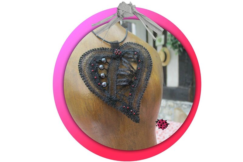 coeur perlé