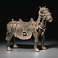 A rare bronze figure of a horse, yuan-early ming dynasty, 13th-15th century