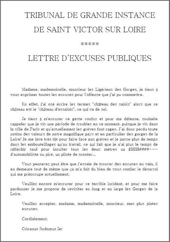 Lettre De Défense Conseil De Discipline  Lettre ouverte des