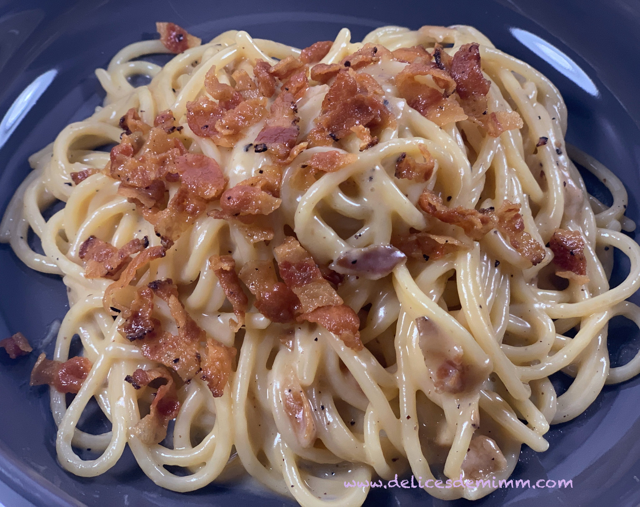 La recette des spaghetti carbonara de Simone Zanoni