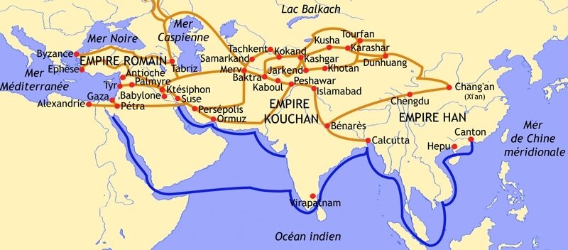 Carte-de-la-route-de-la-soie