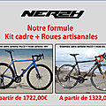 Ensemble kit cadre + roues artisanales nerzh