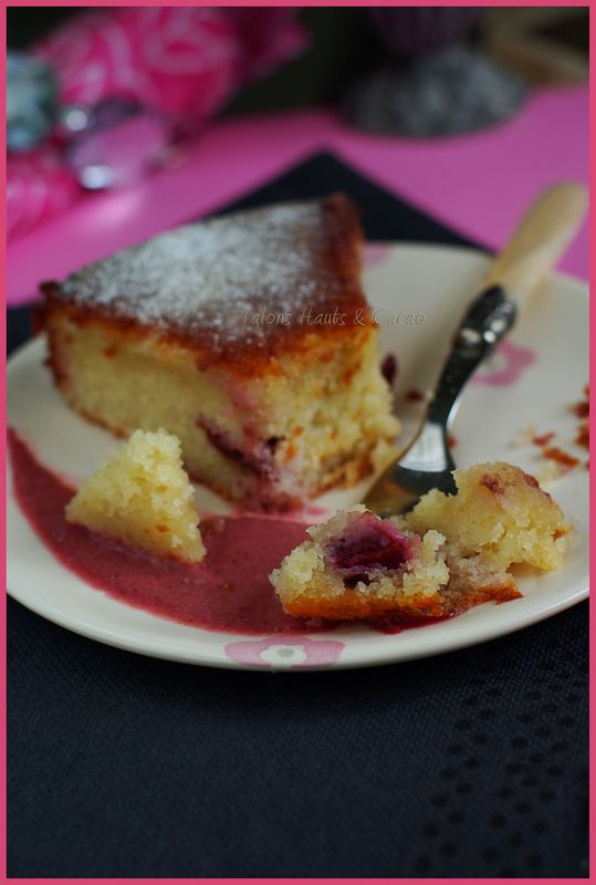 Gateau Fondant Aux Cerises Amande Feve Tonka Sans Oeufs Ni Beurre Et Pourtant Delicieusement Fondant Talons Hauts Cacao