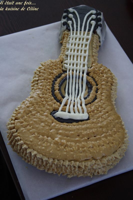 Gateau Guitare Il Etait Une Fois La Kuisine De Celine