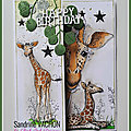 Sandrine VACHON anniversaire girafons PINK (1)