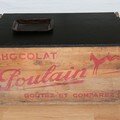 Table basse au chocolat