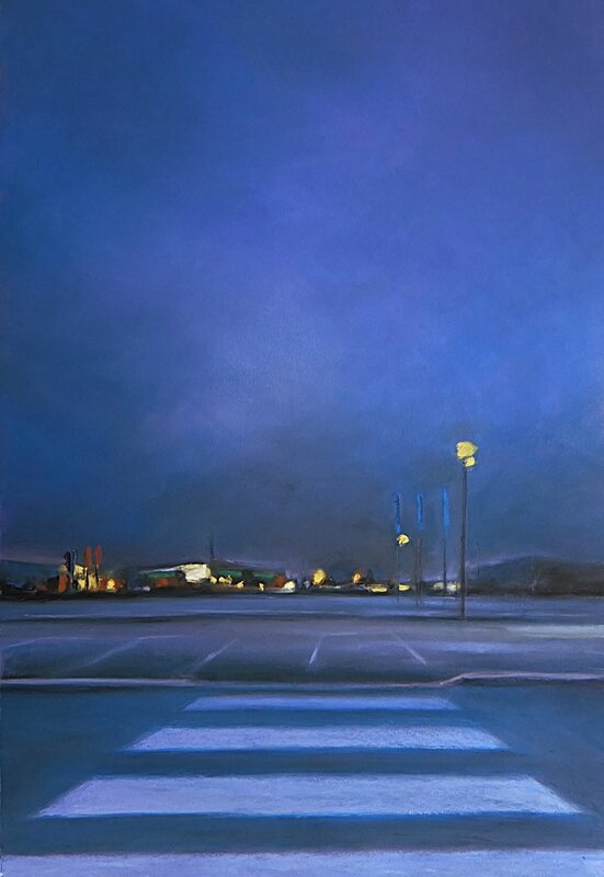 k nowhere 35, pastel à l'huile sur papier 40 x 60 cm 2015