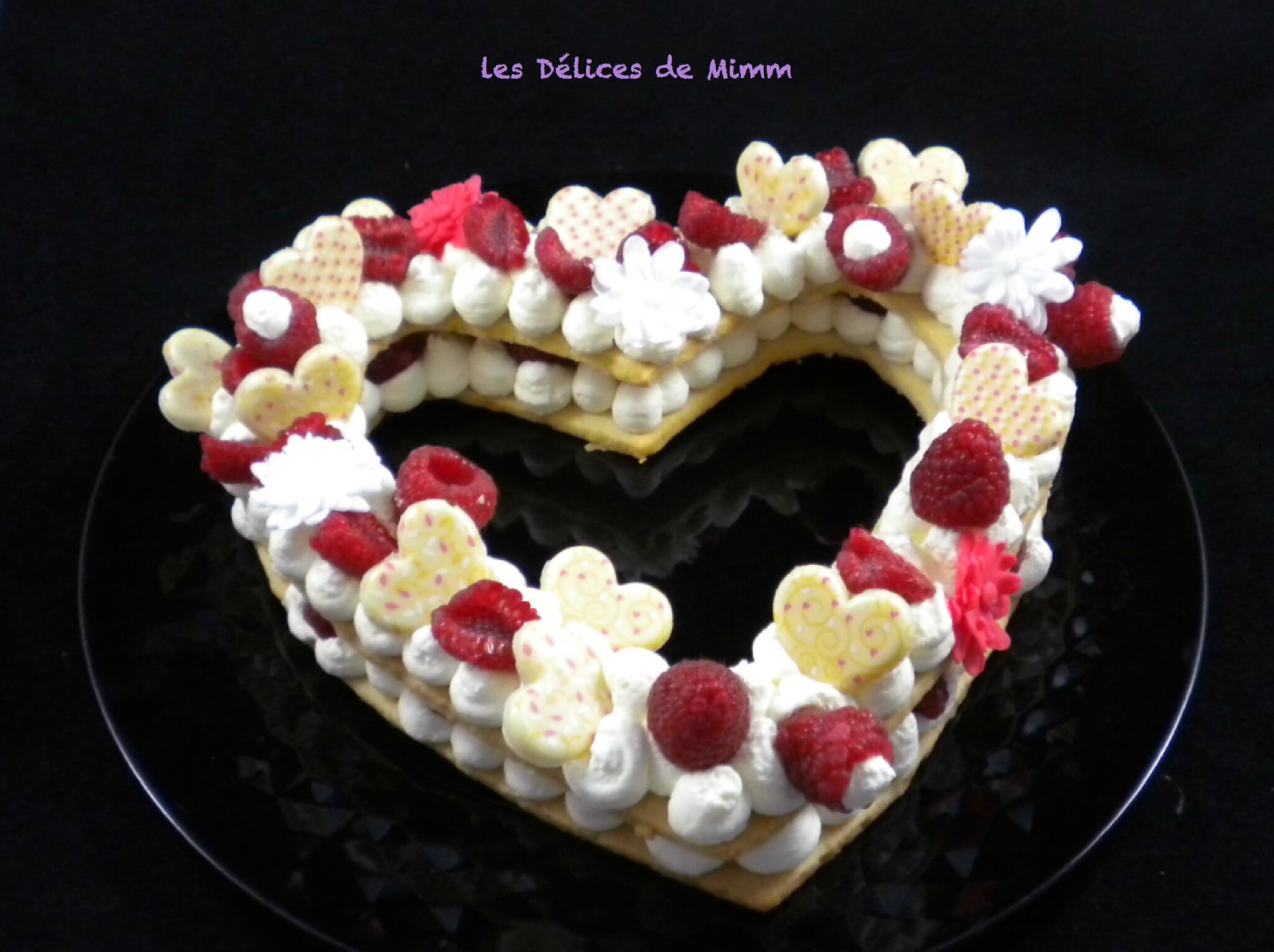 Gâteau chiffre coeur chocolat-Carambars de la St Valentin - AnneSO