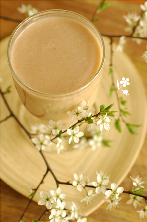 Smoothie banane, Speculoos, lait riz-amande_1