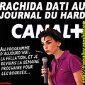 Canal plus : rachida dati au journal du hard