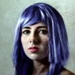 harriet-with-purple-hair-2013-oil-on-canvas-120x120-cm