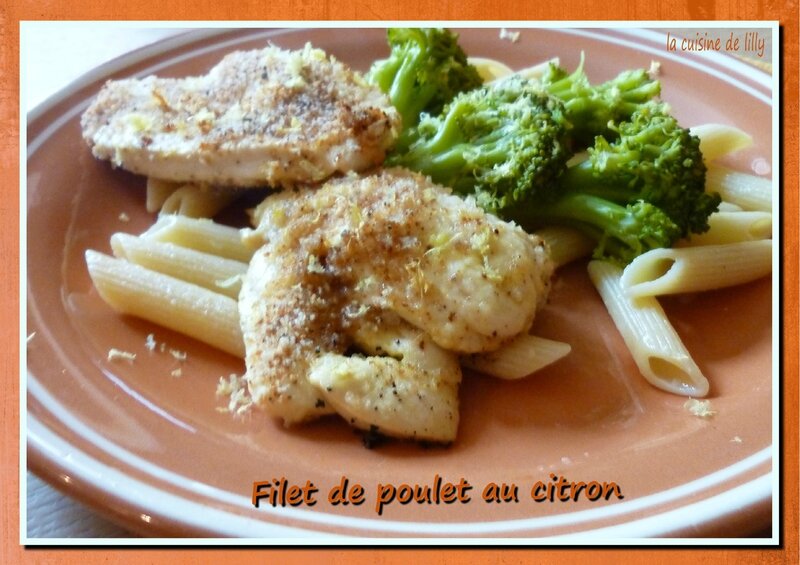 filet de poulet au citron