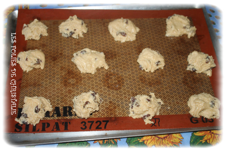 Cookies aux raisins secs 3