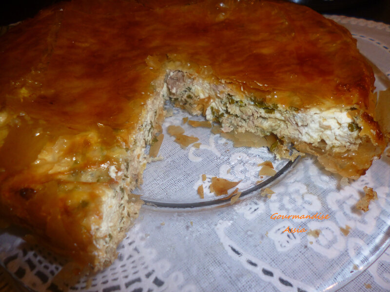 tourte fromage