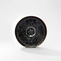 A yulinting gilt-decorated black-glazed, bowl, song dynasty (960-1279)