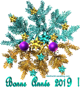 2019-carte-bonne-année-branche-sapin-bleu-et-or