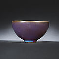 An outstanding large and rare junyao bowl. northern song-jin dynasty