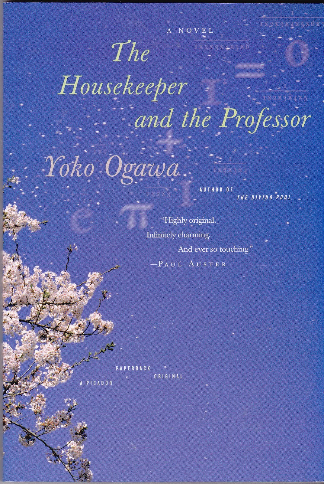 The housekeeper and the professor (La formule préférée du professeur) ---- Yoko  Ogawa - La bibliothèque du dolmen