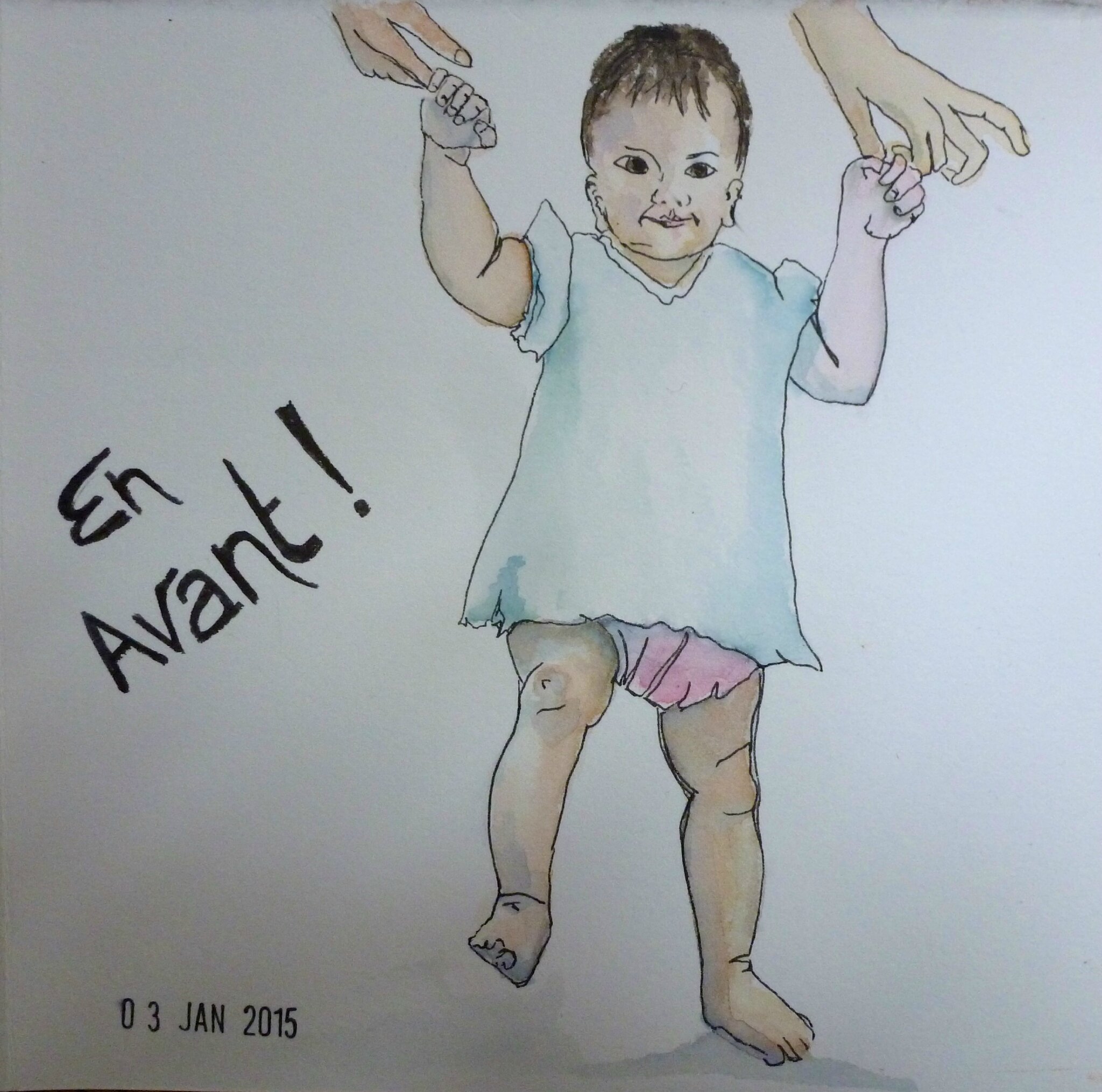 Enfant Qui Marche Photo De Defis Dessin Les Brunes Des Arts Mere Et Fille