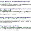 Peillon crée la polémique